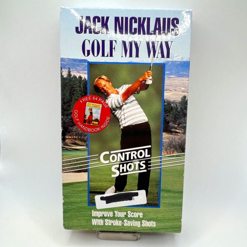 Jack Nicklaus Golf My Way CONTROL SHOTS VHS Tape